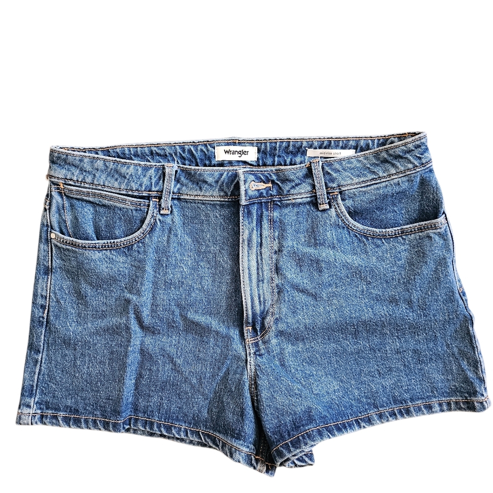 Wrangler Women's Blue Denim Shorts